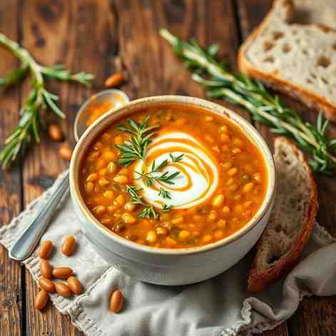 Organic Lentil Soup - Easy Vegan Recipe